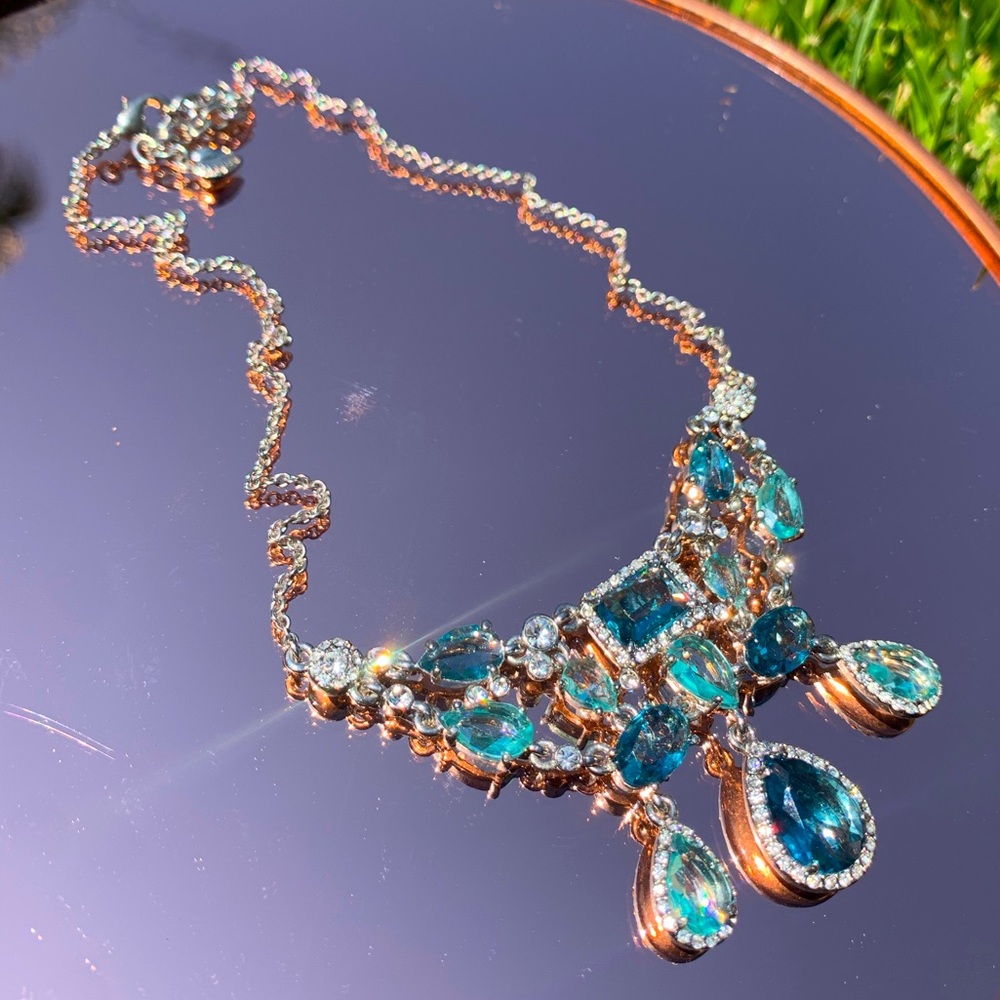 Blue Gem Necklace